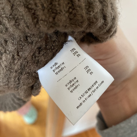 Oak & Fort - brown oversized knit - Picture 4 of 4